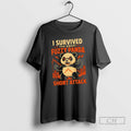 Classic Fuzzy Panda I Survived The Great Fuzzy Panda Short Attack Graphic Shirt Sweater