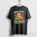 Classic Holiday Capybara Player Christmas Shirt Sweater