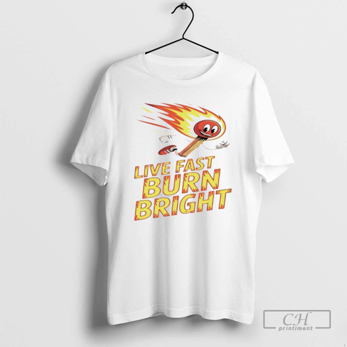Classic Live Fast Burn Bright Shirt Sweater