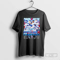 Classic Los Angeles Dodgers 2025 National League Champions Back 2 Back Signatures Ornaments Shirt Sweater