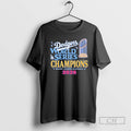 Classic Los Angeles Dodgers 2025 World Series Champions Trophy Vintage Blue Shirt Sweater