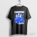 Classic Los Angeles Dodgers Baseball Champions Bus Ohtani And Dave Roberts Coach Blue Shirt Sweater