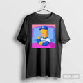Classic Los Angeles Dodgers Big Fan Simpson Sleeping Shirt Sweater