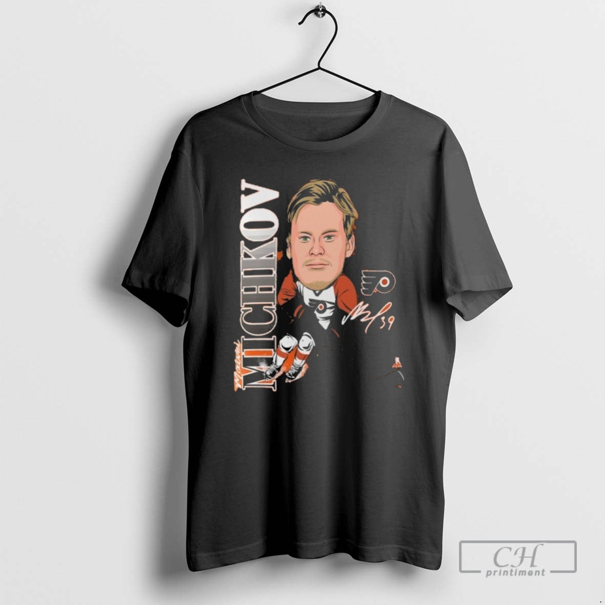 Classic Matvei Michkov Philadelphia Flyers Caricature Player Shirt Sweater