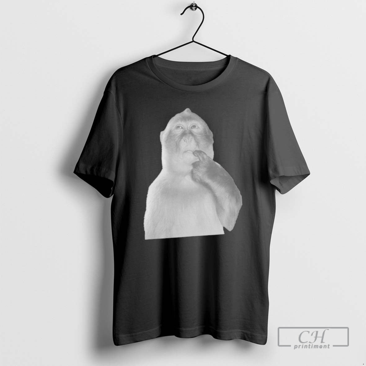 Classic Monkey Thinking Meme Shirt Sweater