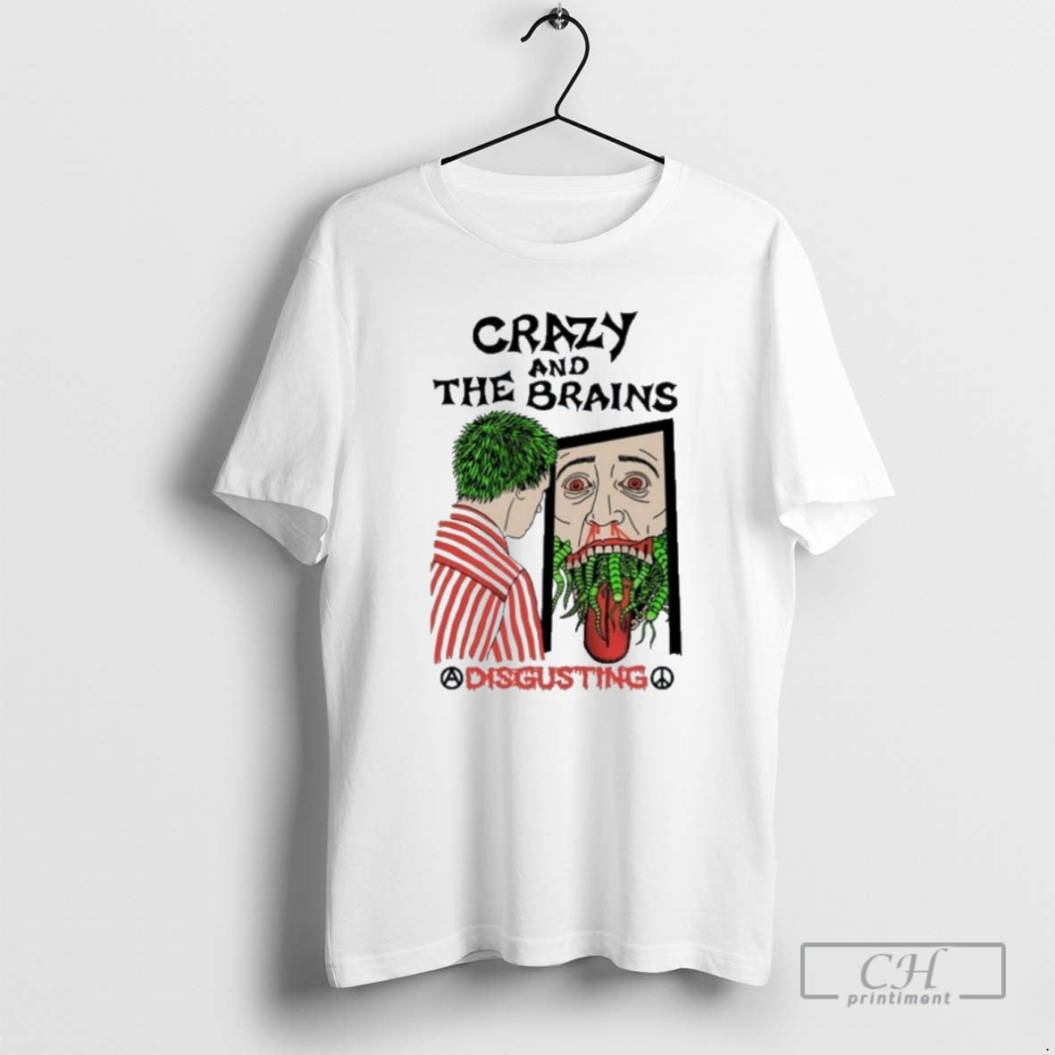 Classic Officiak Crazy And The Brains Disgusting Peace Shirt Sweater