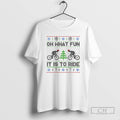 Classic Oh What Fun It Is To Ride Bmx Bicycle Ugly Christmas Shirt Sweater