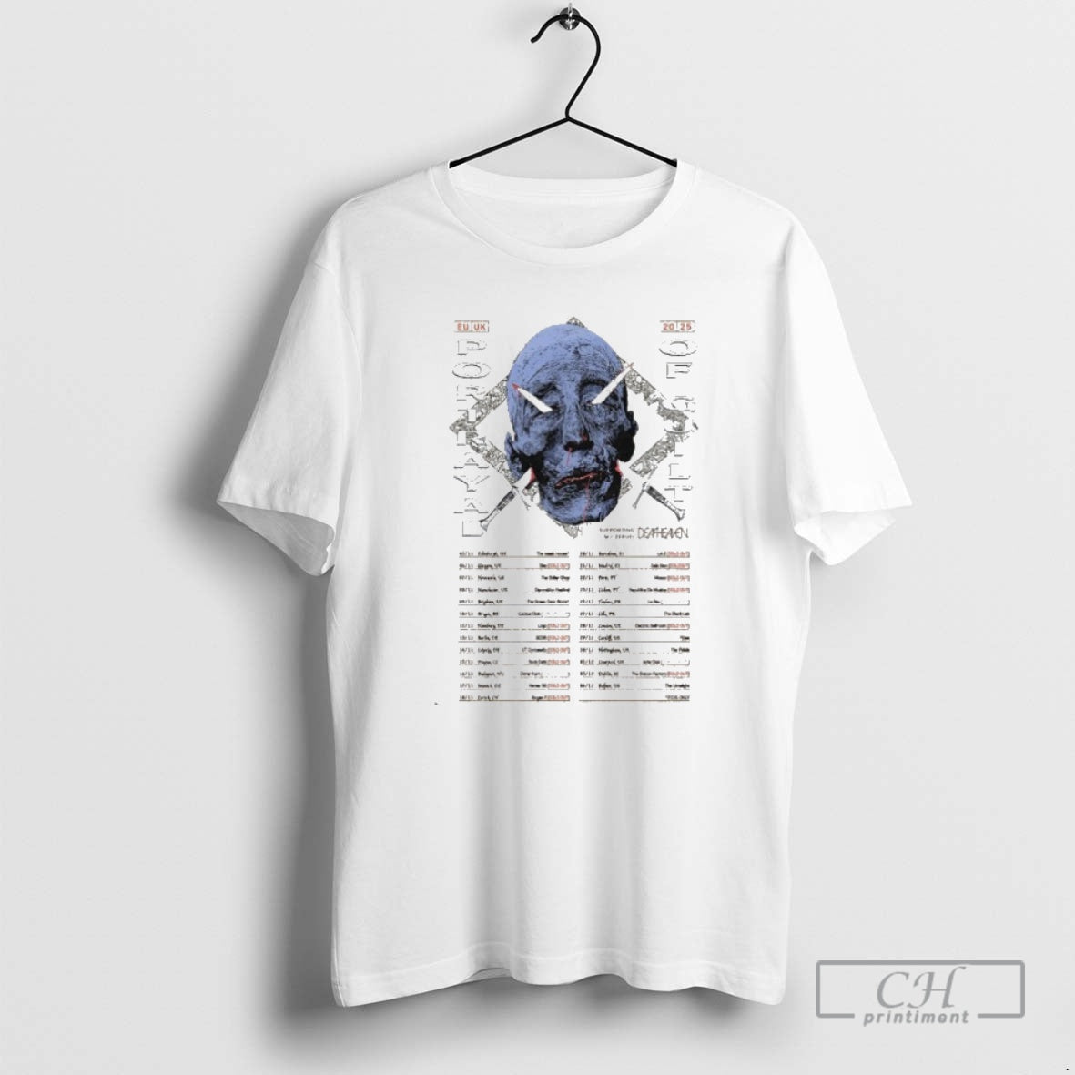 Classic Portrayal Of Guilt Europe Uk 2025 Tour Head Shirt Sweater