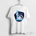 Classic Premium L Milwaukee Brewers Baseball Logo Shirt Sweater