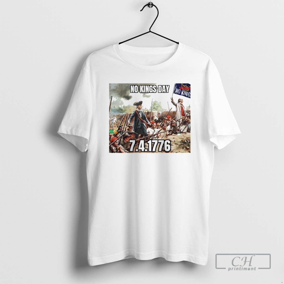 Classic Real No Kings Day July 4 1776 Shirt Sweater