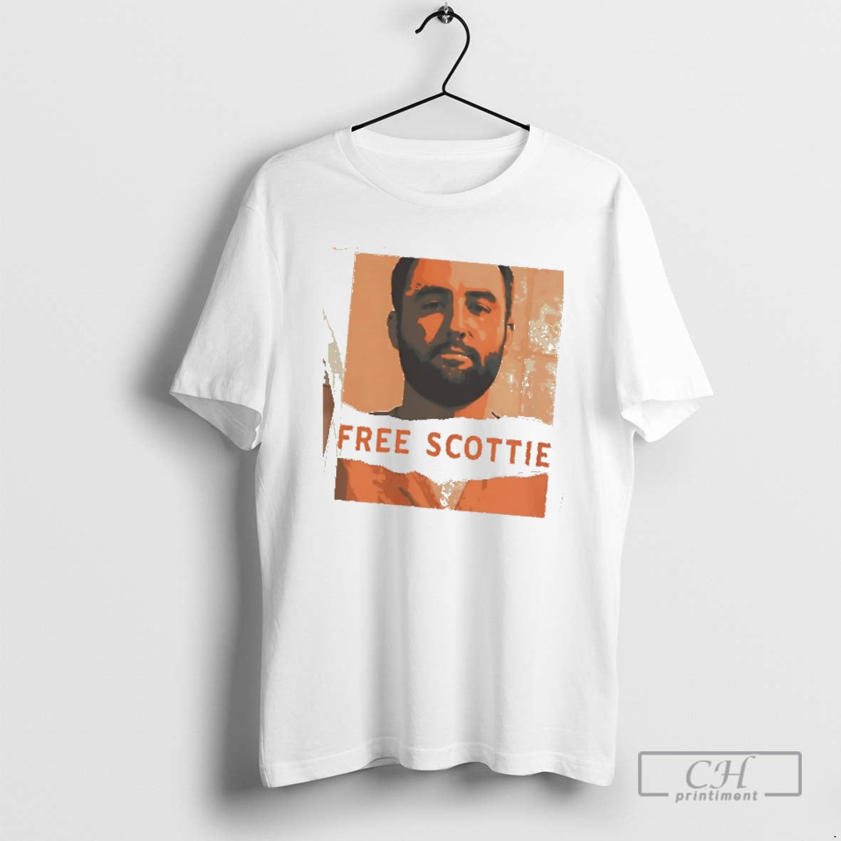 Classic Scottie Scheffler Free Scottie Mugshot Pga Championship Golf Shirt Sweater
