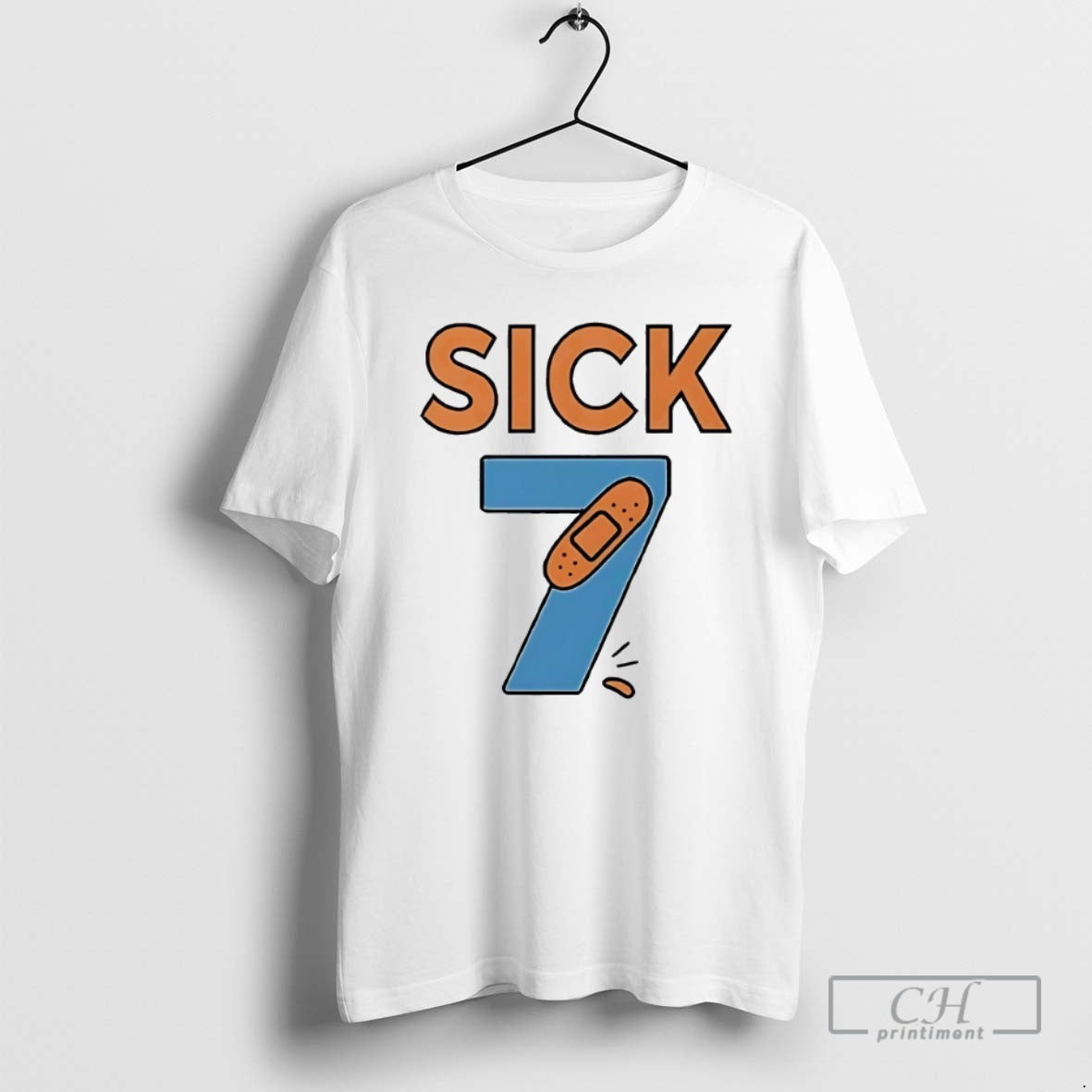 Classic Sick Seven Fun Wordplay Shirt Sweater