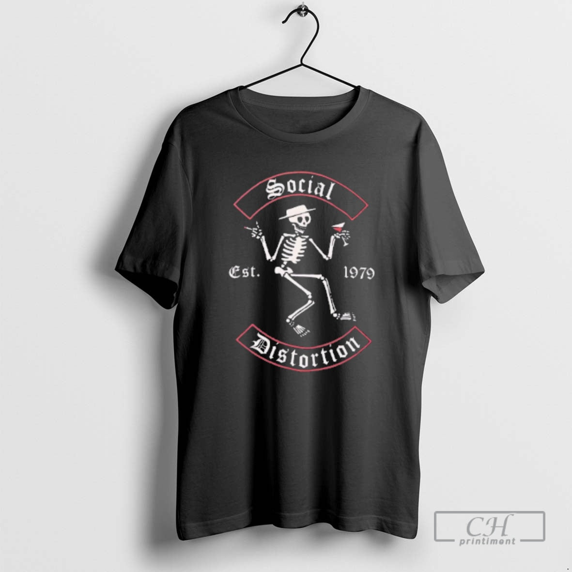 Classic Social Distortion Skelly Shirt Sweater