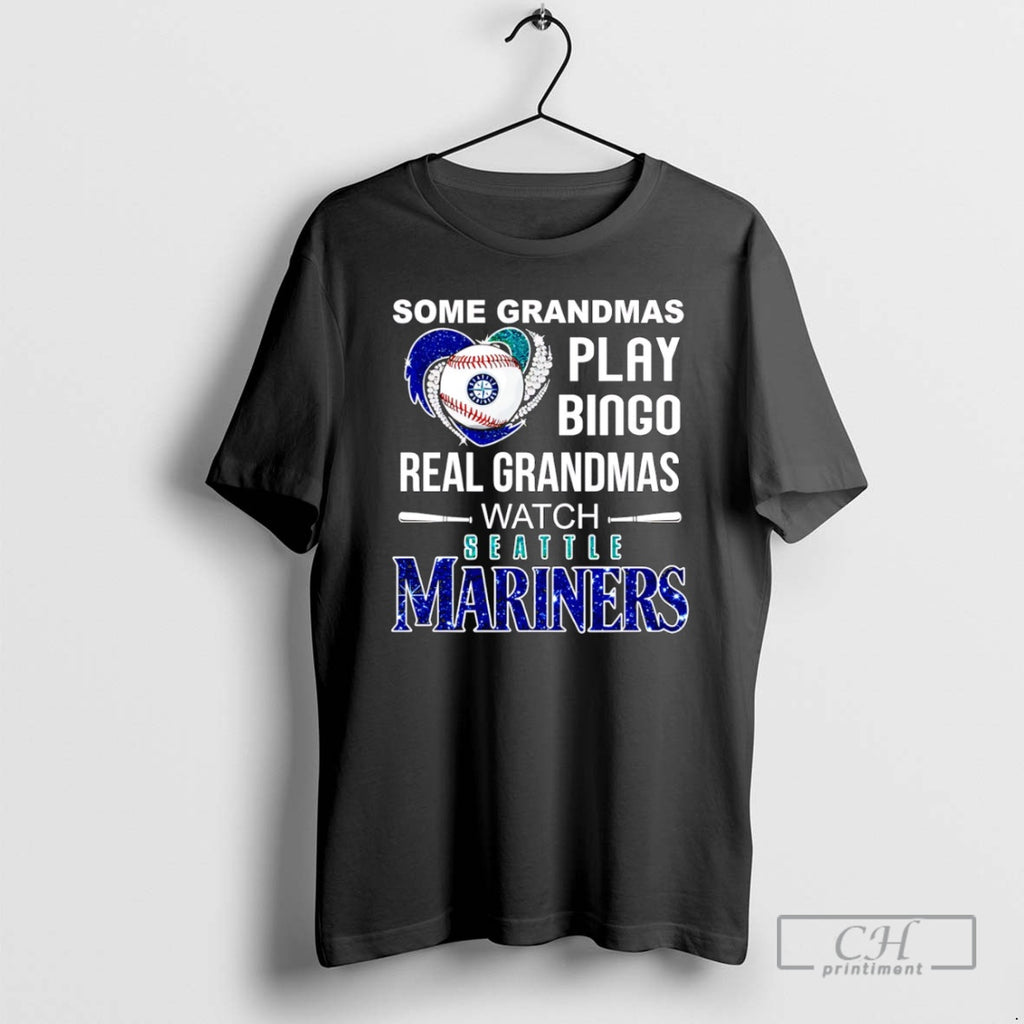 Classic Some Grandmas Play Bingo Real Grandmas Watch Seattle Mariners Shirt Sweater