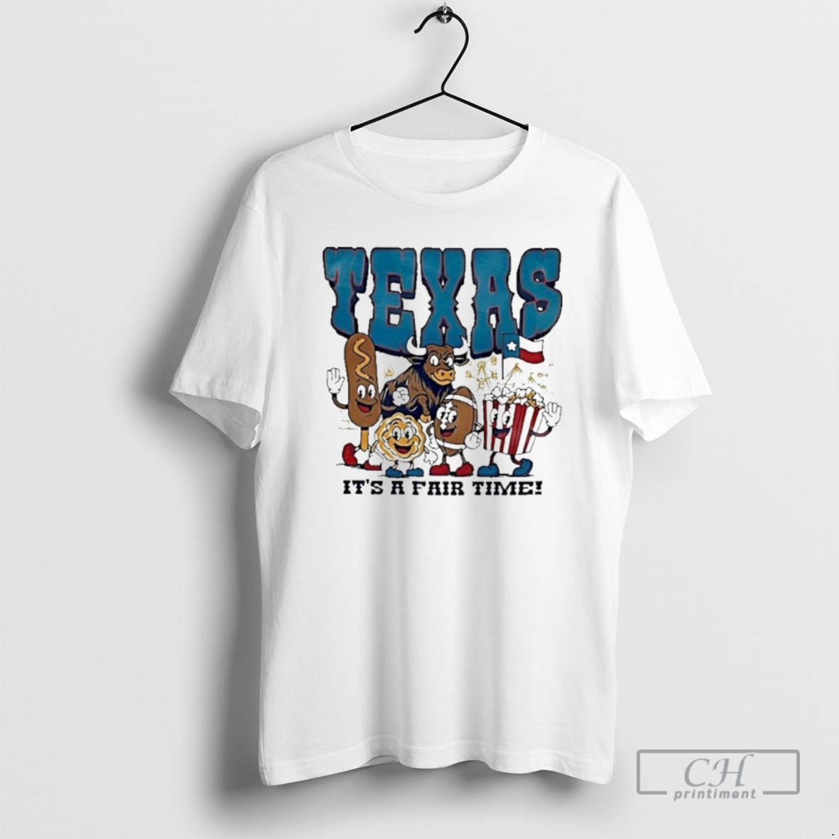Classic Texas Oatmeal Its A Fair Time Short Sleeve Fashion Vintage Shirt Sweater