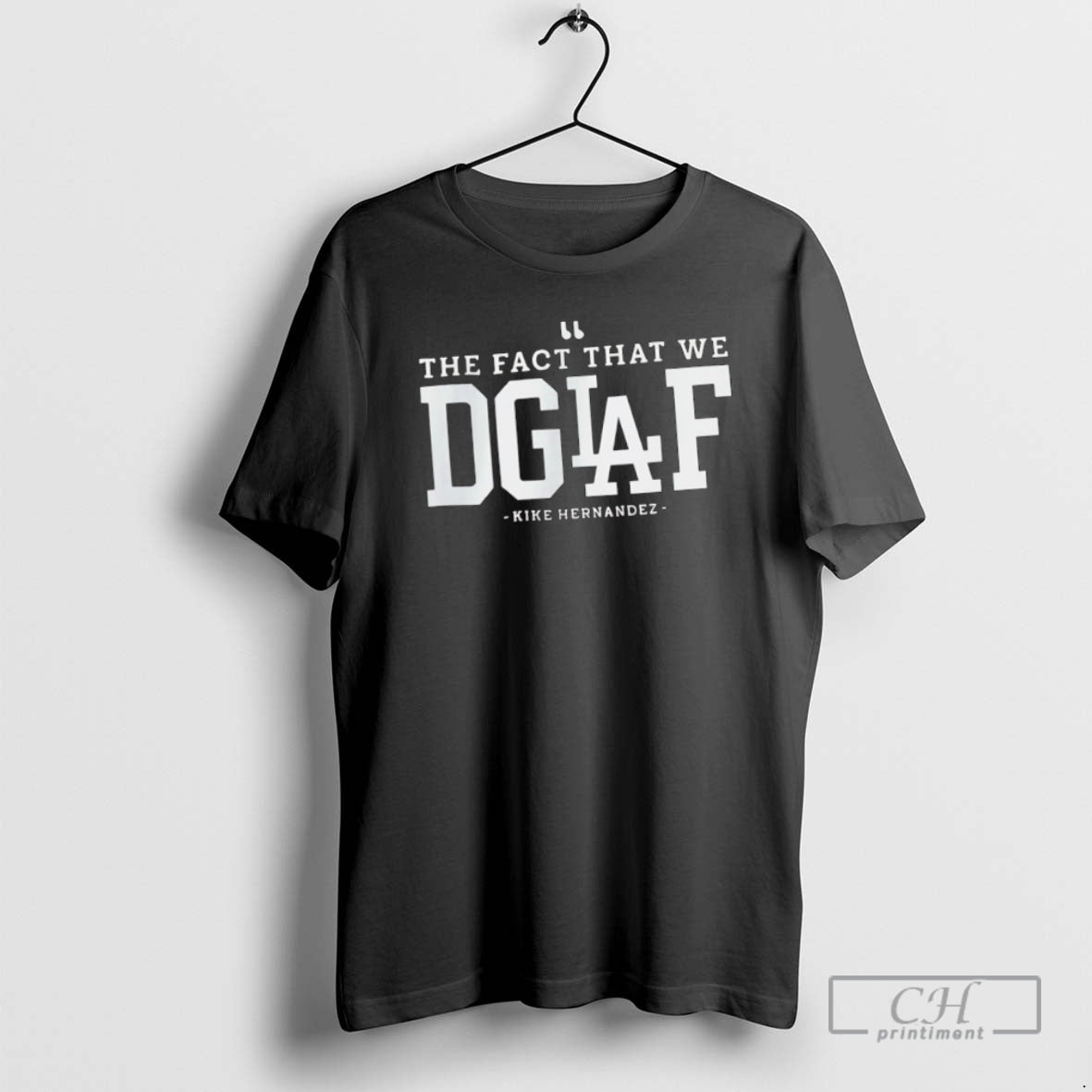 Classic The Fact That We Dgaf Kike Hernandez Los Angeles Dodgers Shirt Sweater