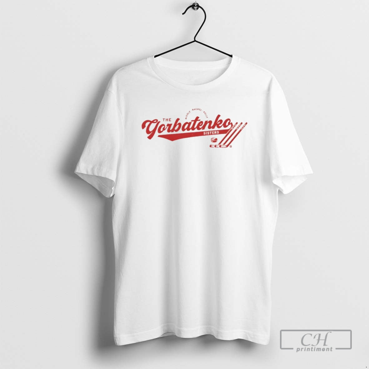 Classic The Gorbatenko Sisters Nicole Rachel Kelly Script Logo Shirt Sweater