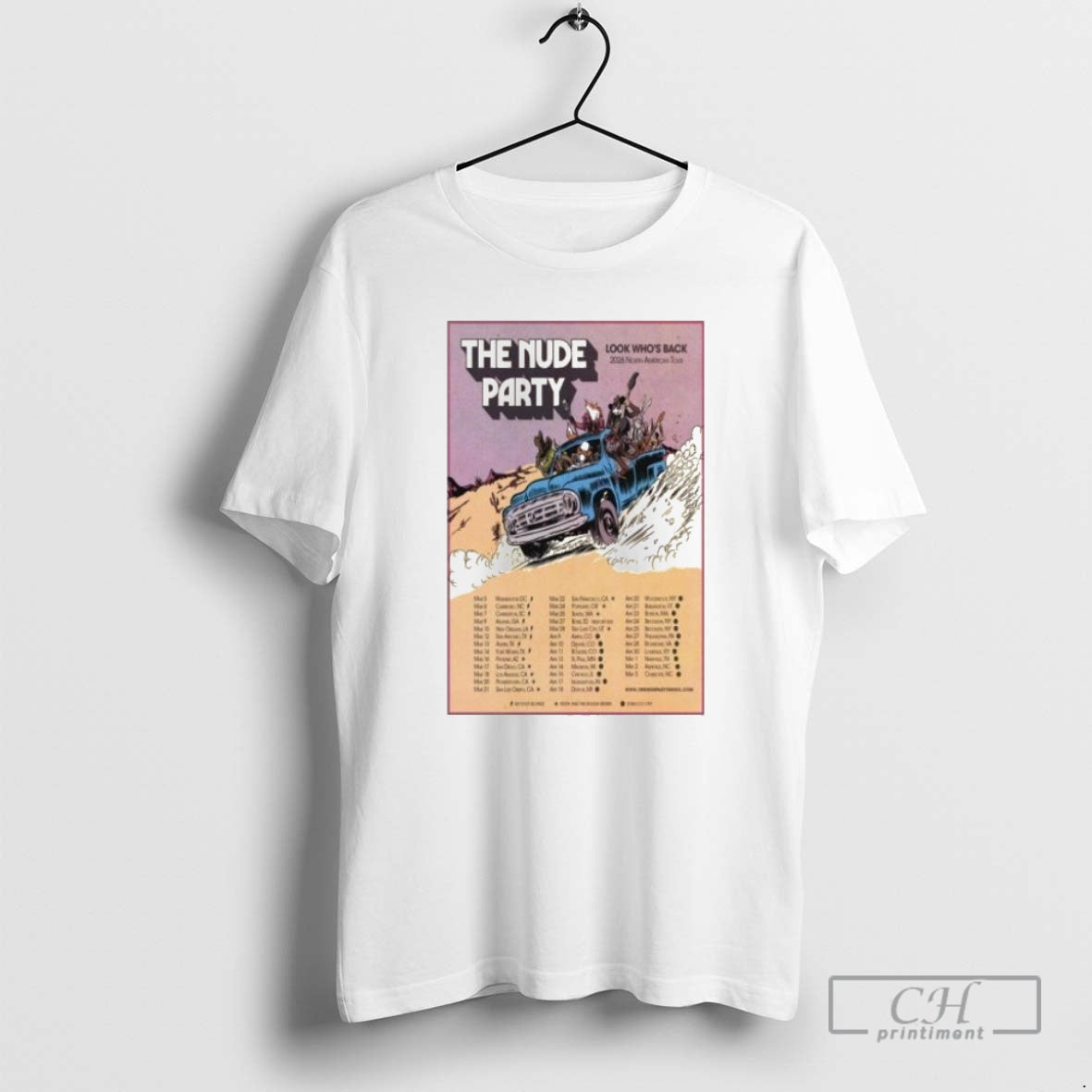 Classic The Nude Party North American Tour 2026 Shirt Sweater