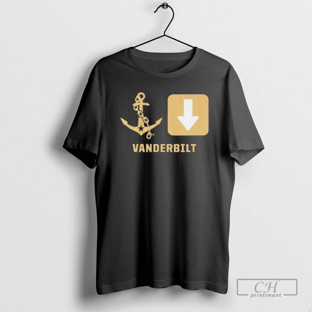 Classic Vanderbilt Commodores Anchor Down Symbols Shirt Sweater