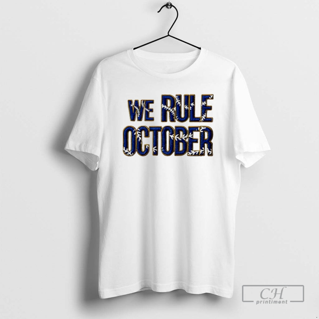 Classic We Rule October Los Angeles Dodgers Shirt Sweater