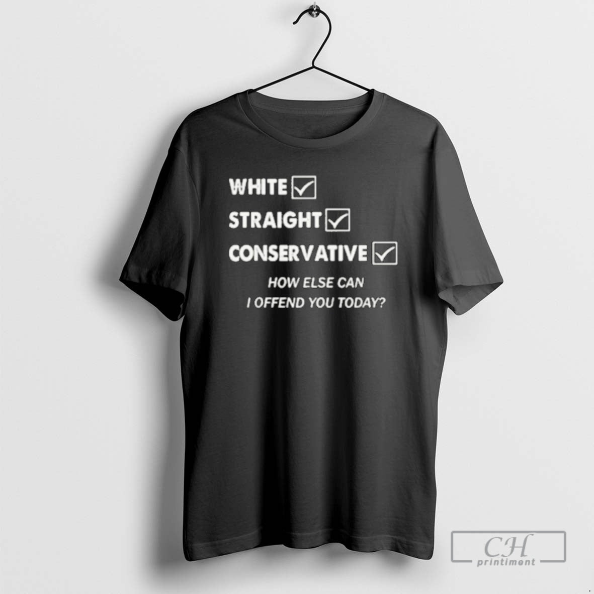 Classic White Straight Conservative How Else Can I Offend You Today Shirt Sweater