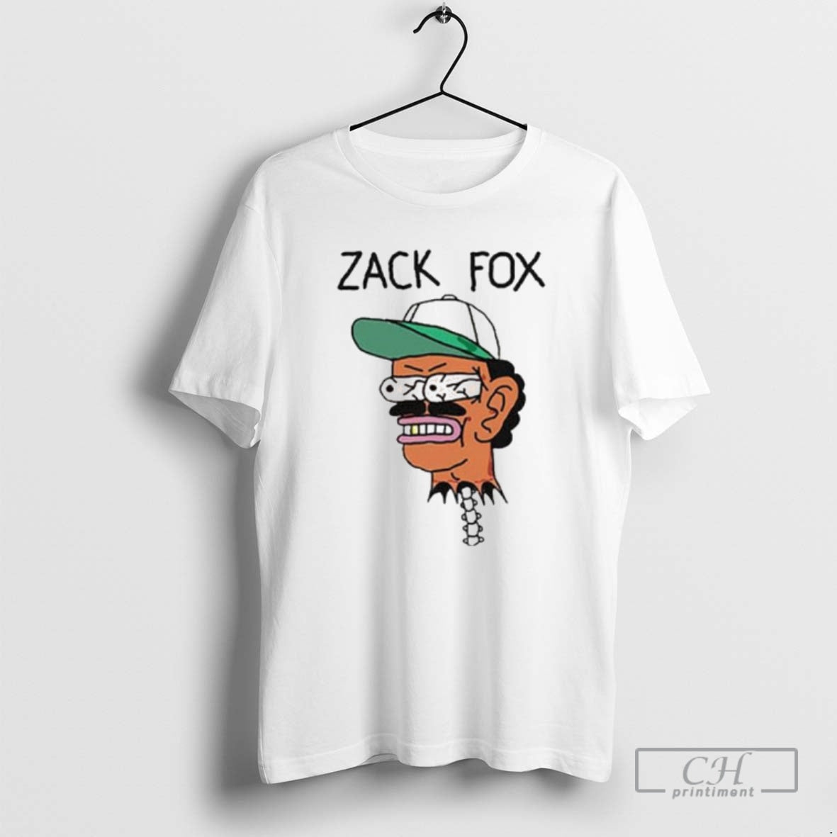 Classic Zack Fox Logo Ornaments Shirt Sweater