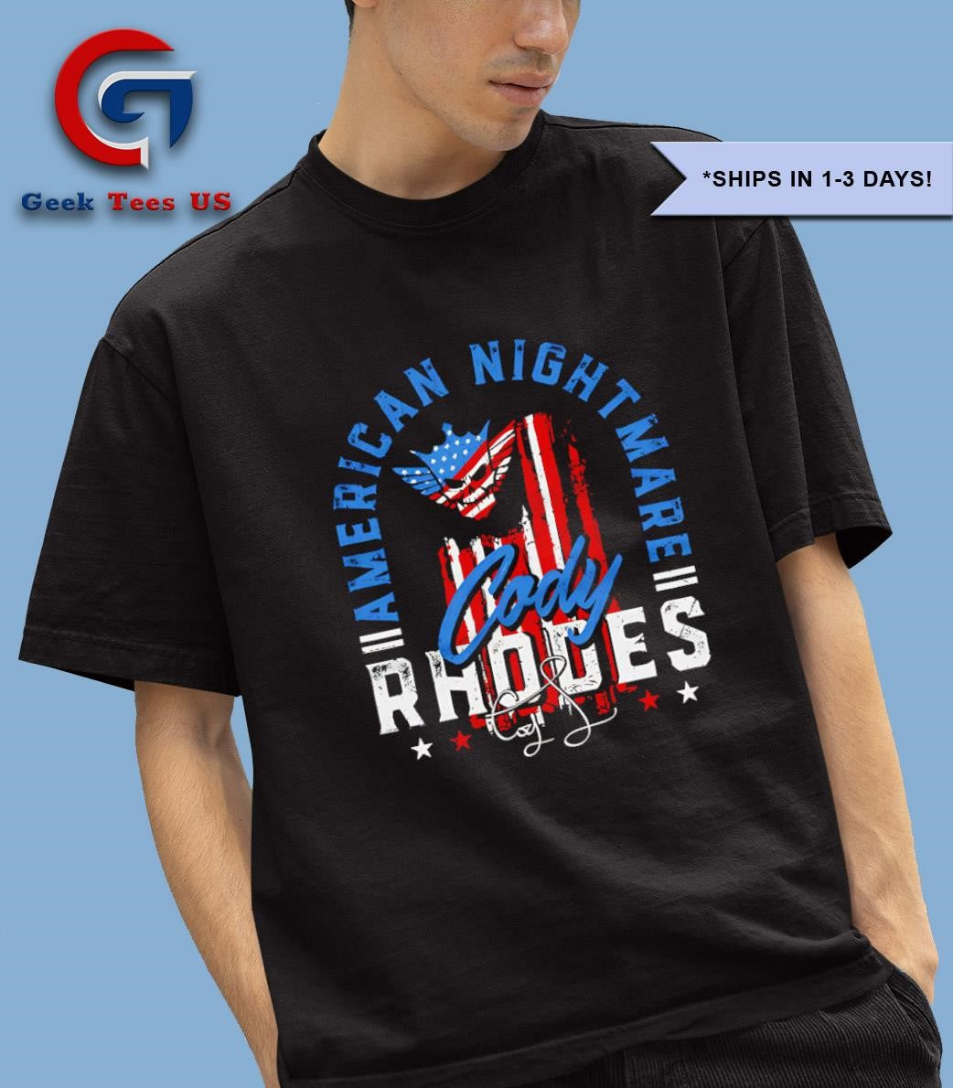 Cody Rhodes American Nightmare signature 2025 shirt