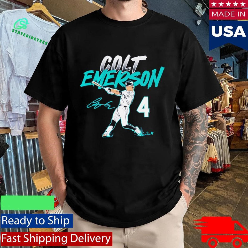 Colt Emerson Slugger Swing Number Signature Shirt