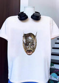 Contralane 2023 Lucha Libre Mask Golden Legend Wrestling T-Shirt