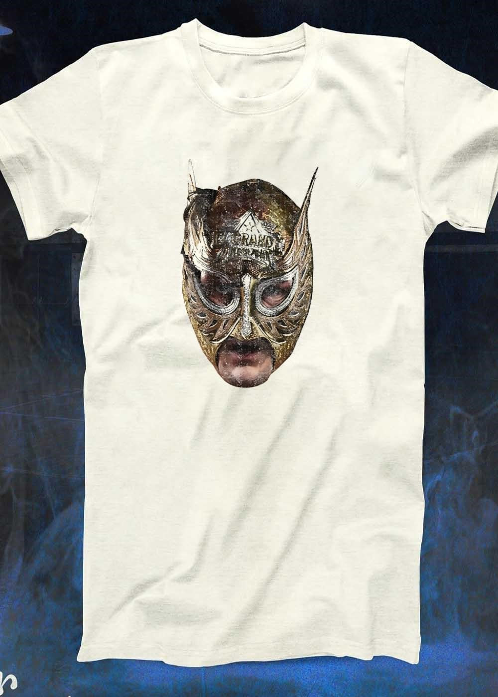 Contralane 2023 Lucha Libre Mask Golden Legend Wrestling T-Shirt