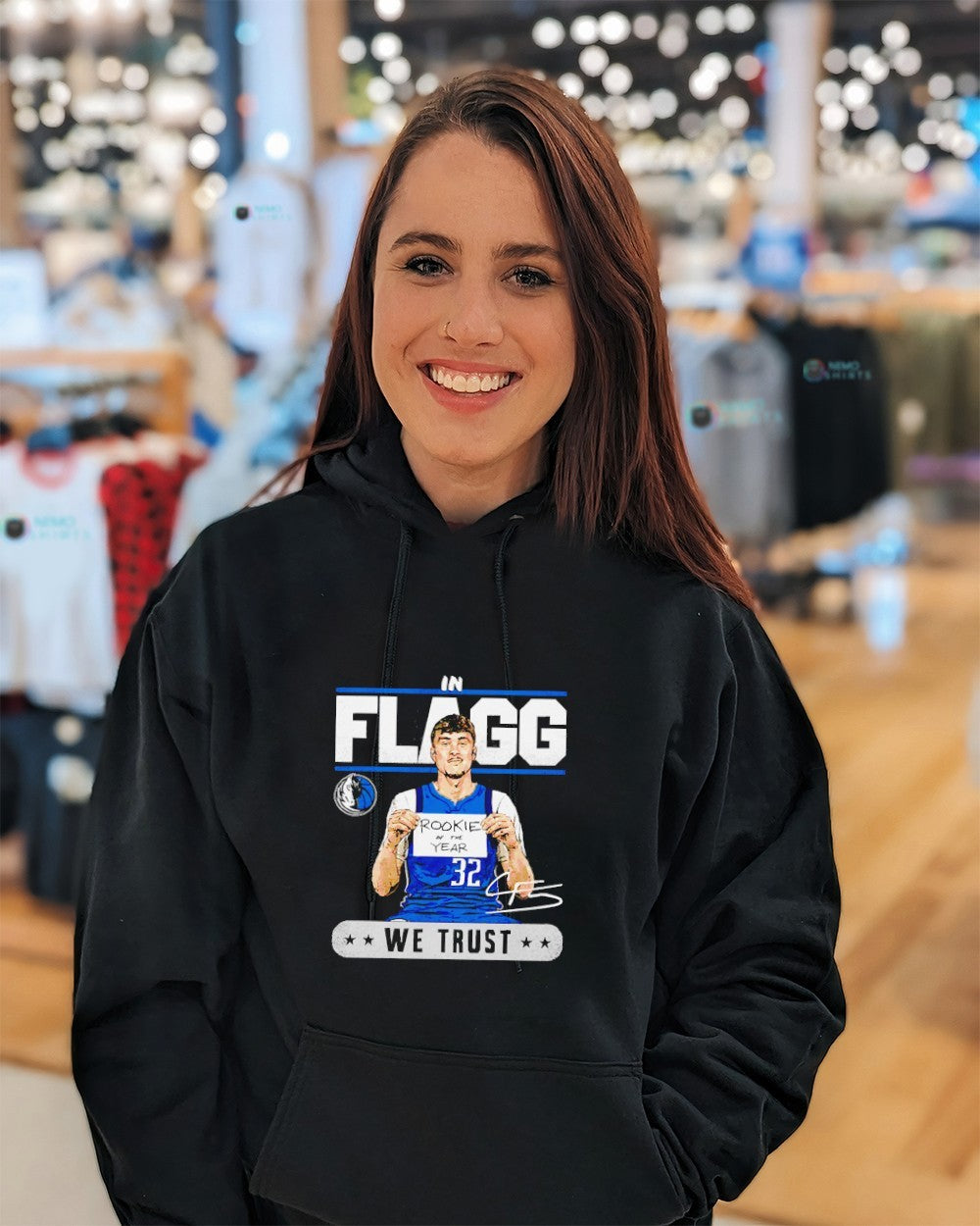 Cooper Flagg Dallas Mavericks in flagg we trust Rookie of the Year shirt