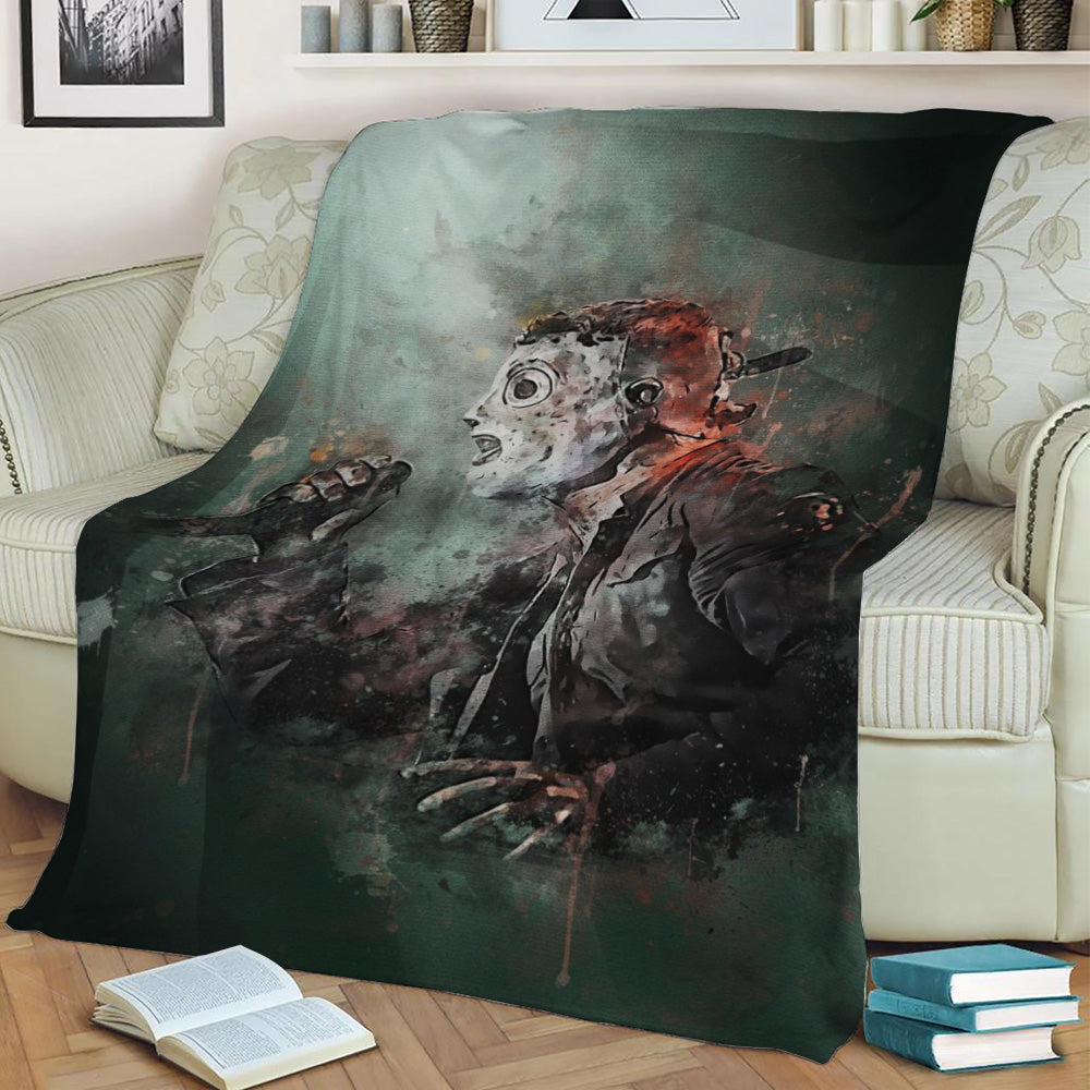Corey Slipknot Fleece Throw Blanket