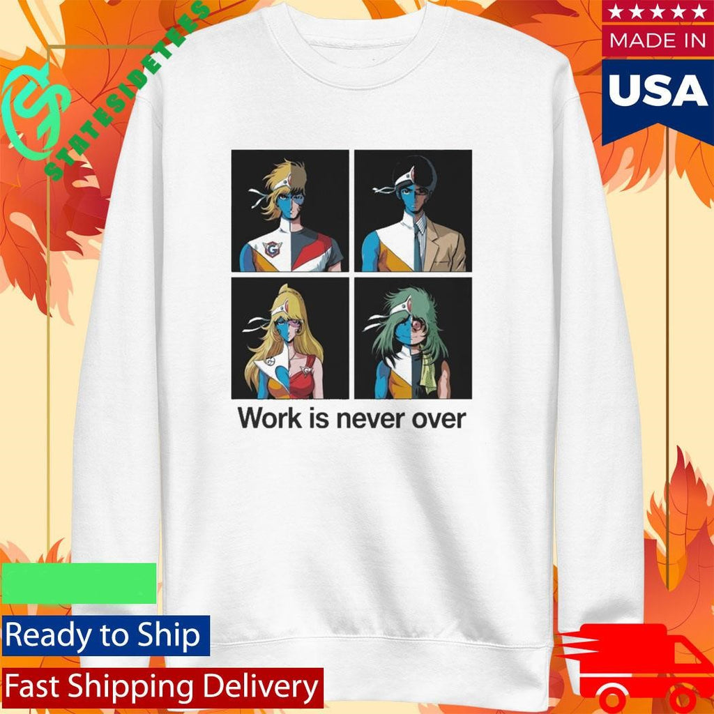 Crescendolls Work Is Never Over Daft Punk Shirt