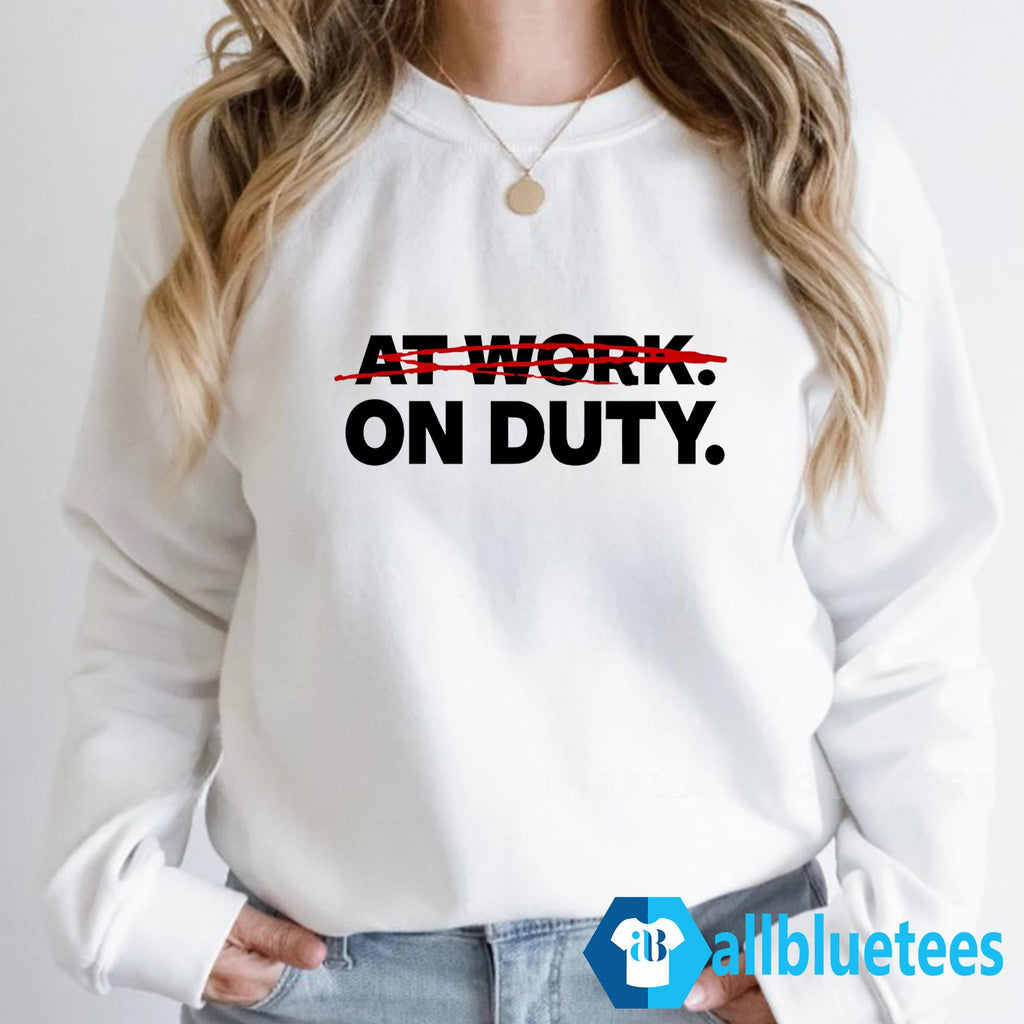 Dan Bongino At Work On Duty Shirt