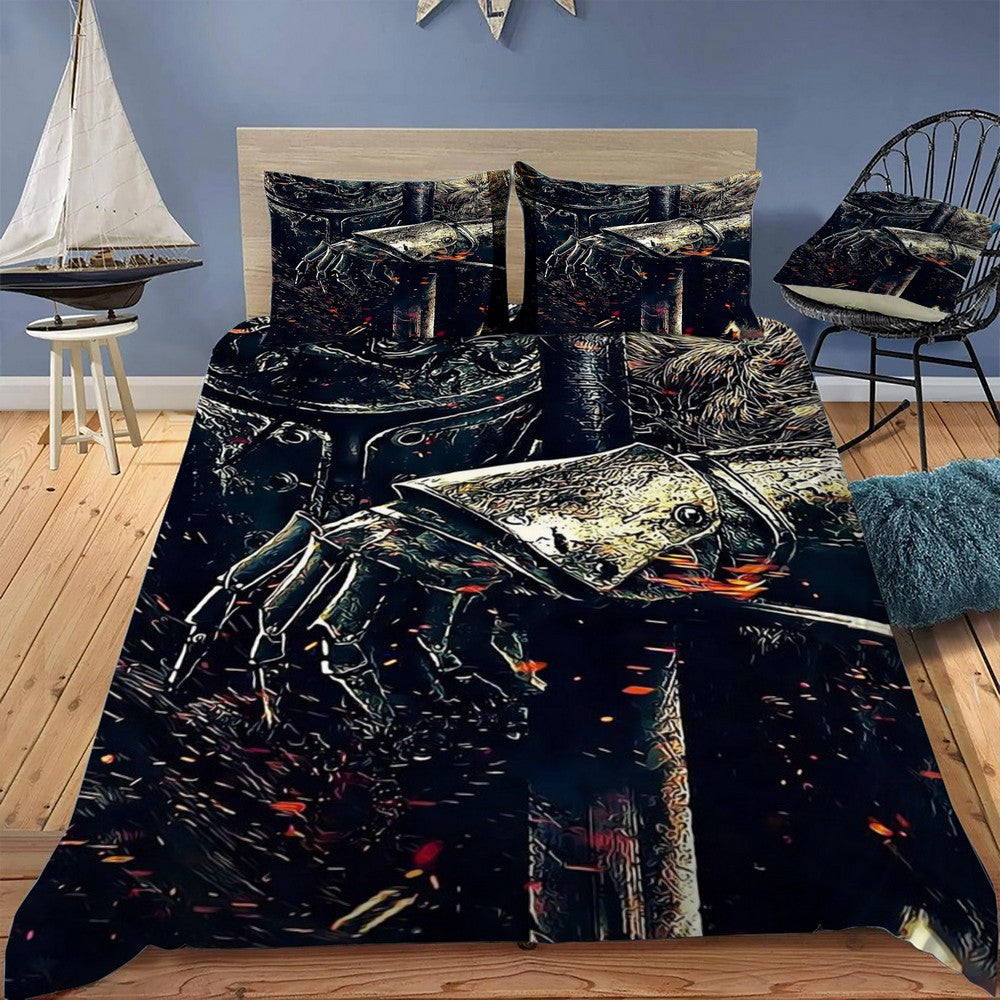 Dark Souls Game Bedding Set (Duvet Cover & Pillow Shams)