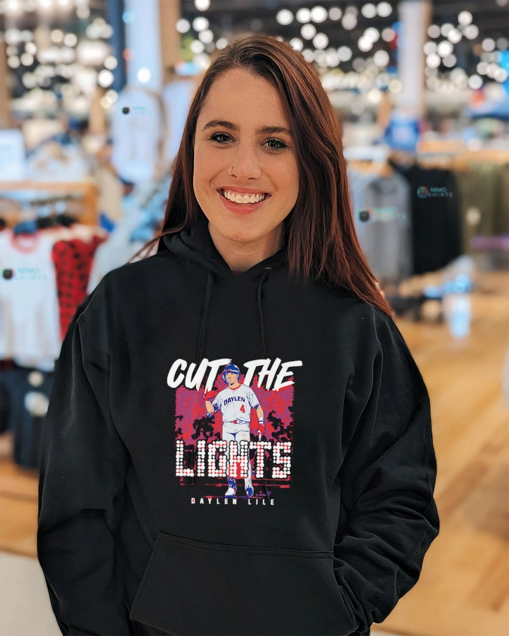 Daylen Lile Washington baseball player cut the lights shirt