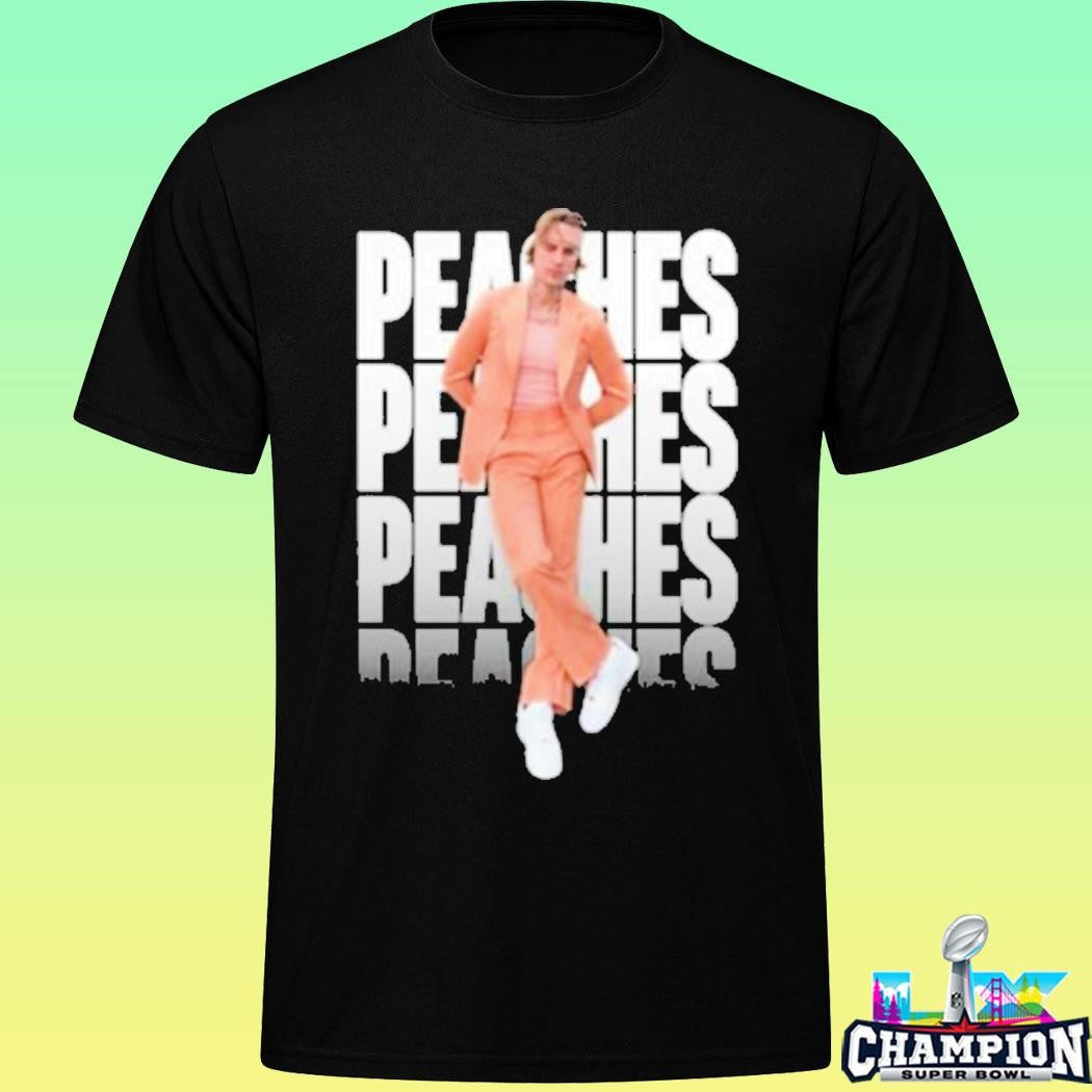 Def Jam Justin Bieber Peaches Shirt