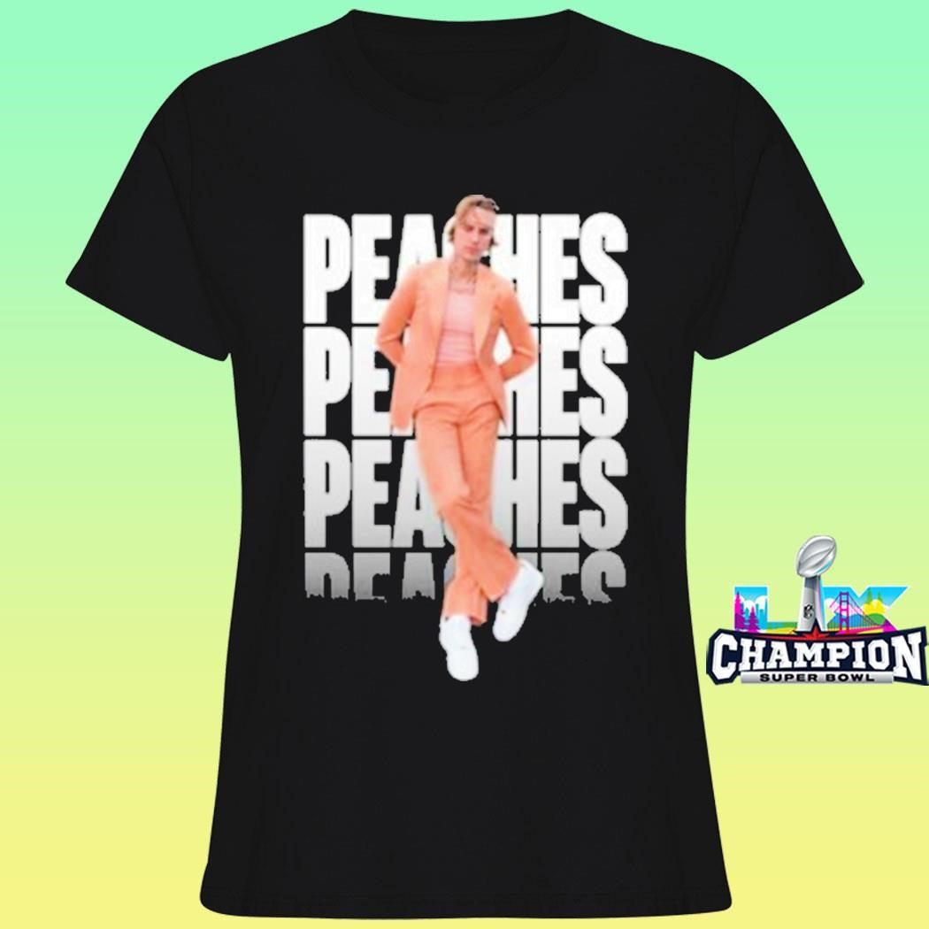 Def Jam Justin Bieber Peaches Shirt