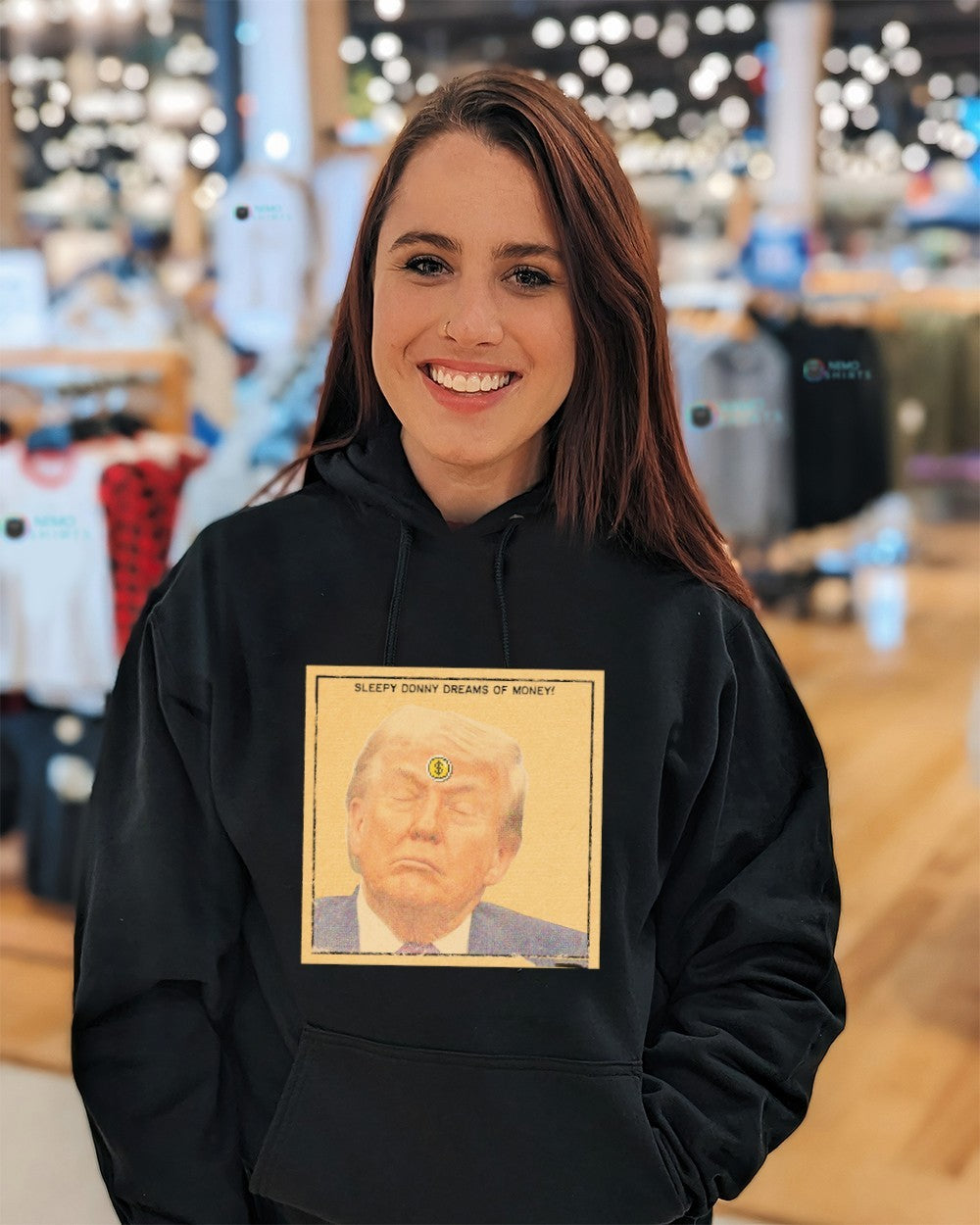 Donald Trump sleepy donny dreams of money shirt