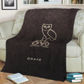 Drake Logo Fleece Throw Blanket
