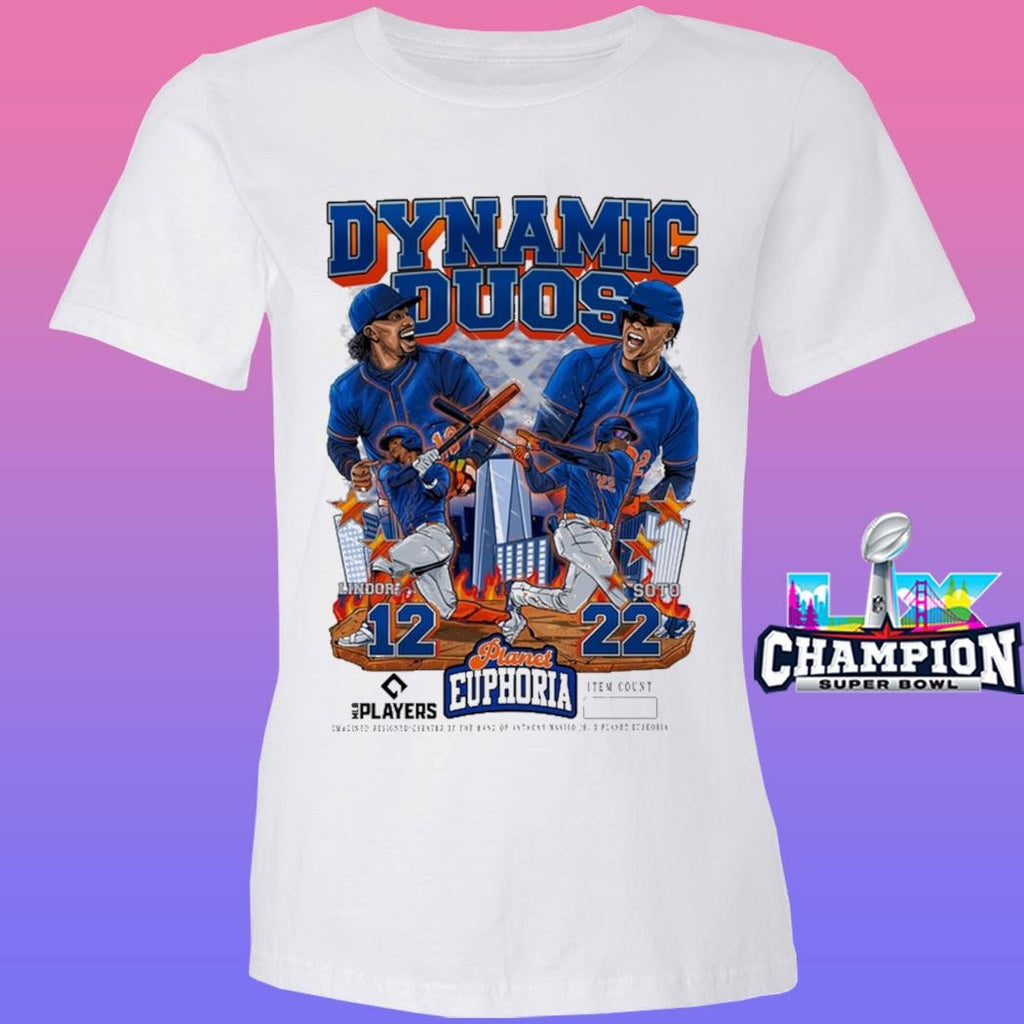 Dynamic Duos Lindor X Soto Planet Euphoria Mlb Players Shirt