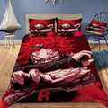 Eijiro Kirishima Red Riot Bedding Set (Duvet Cover & Pillow Shams)