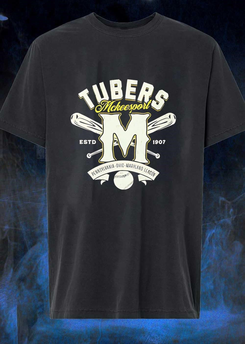 Estd 1907 Mckeesport Tubers Pennsylvania Ohio Maryland League Baseball T-Shirt