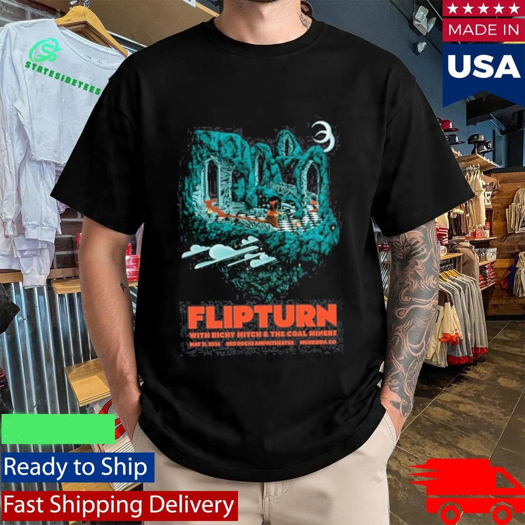 FLIPTURN Morrison, CO Red Rocks 05.21.2026 Tour Shirt