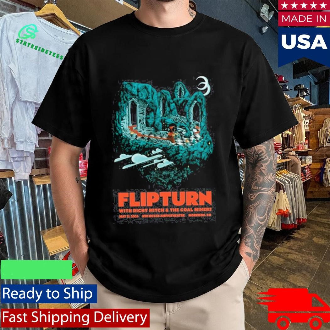 FLIPTURN Morrison, CO Red Rocks 05.21.2026 Tour Shirt