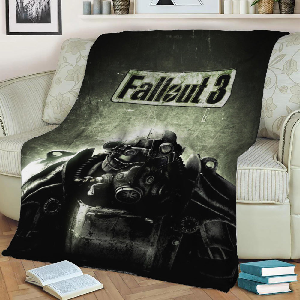 Fallout 3 Fleece Throw Blanket