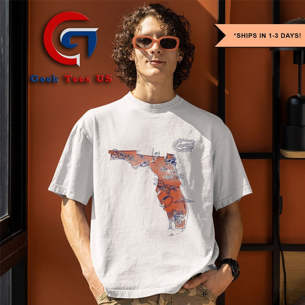 Florida Gators women’s true classics home states shirt