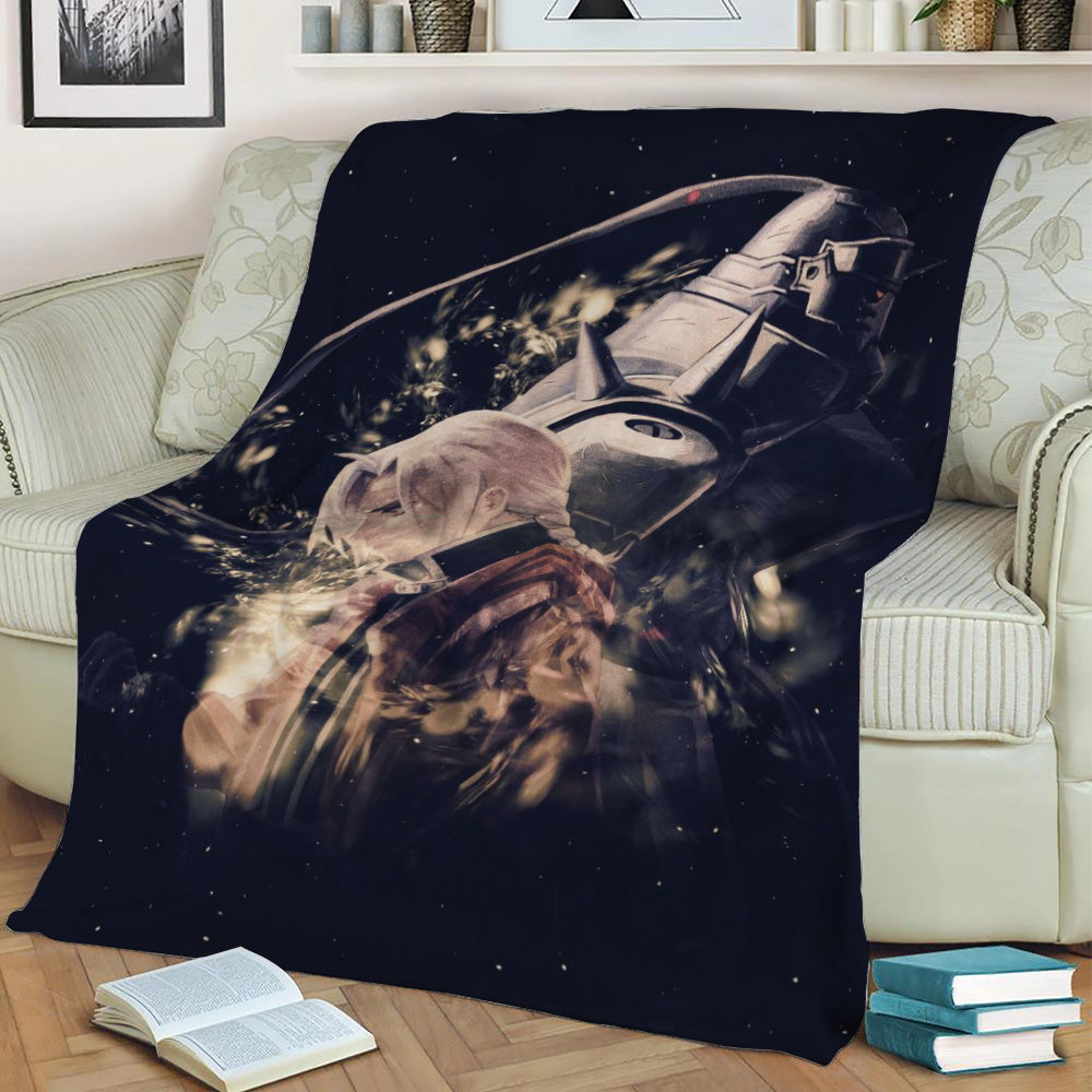 Fullmetal Alchemist Fleece Throw Blanket