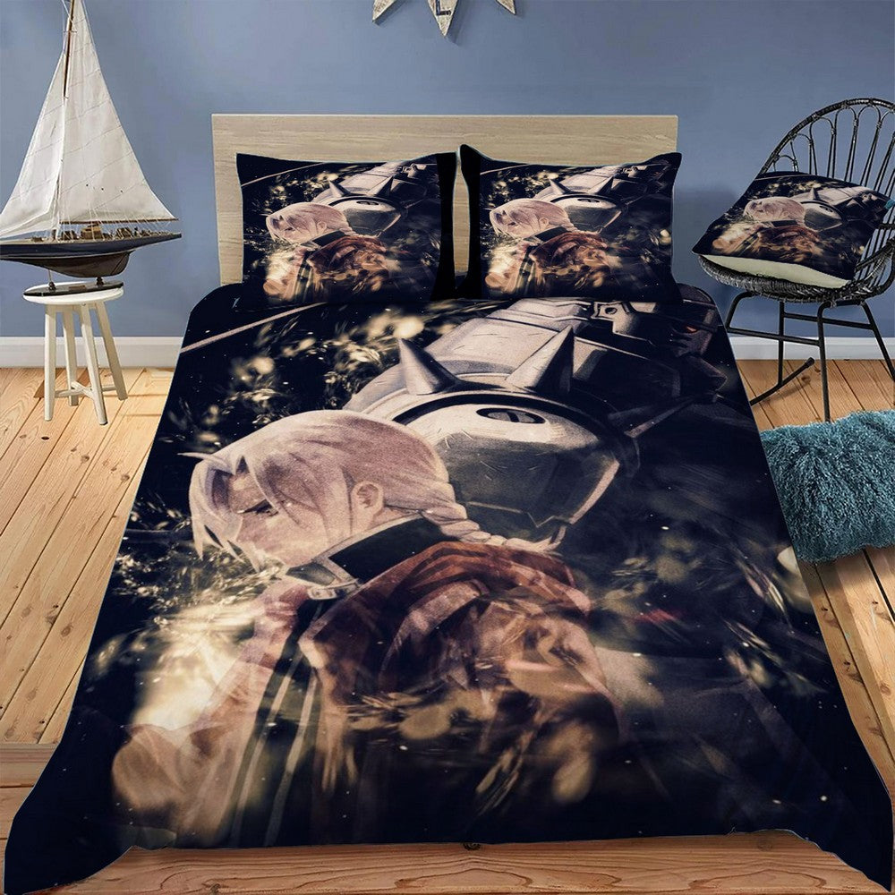Fullmetal Alchemist Bedding Set (Duvet Cover & Pillow Shams)