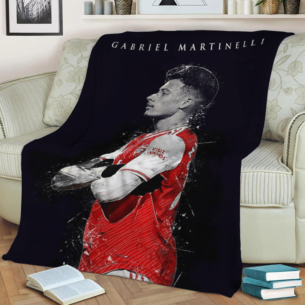 Gabriel Martinelli Fleece Throw Blanket